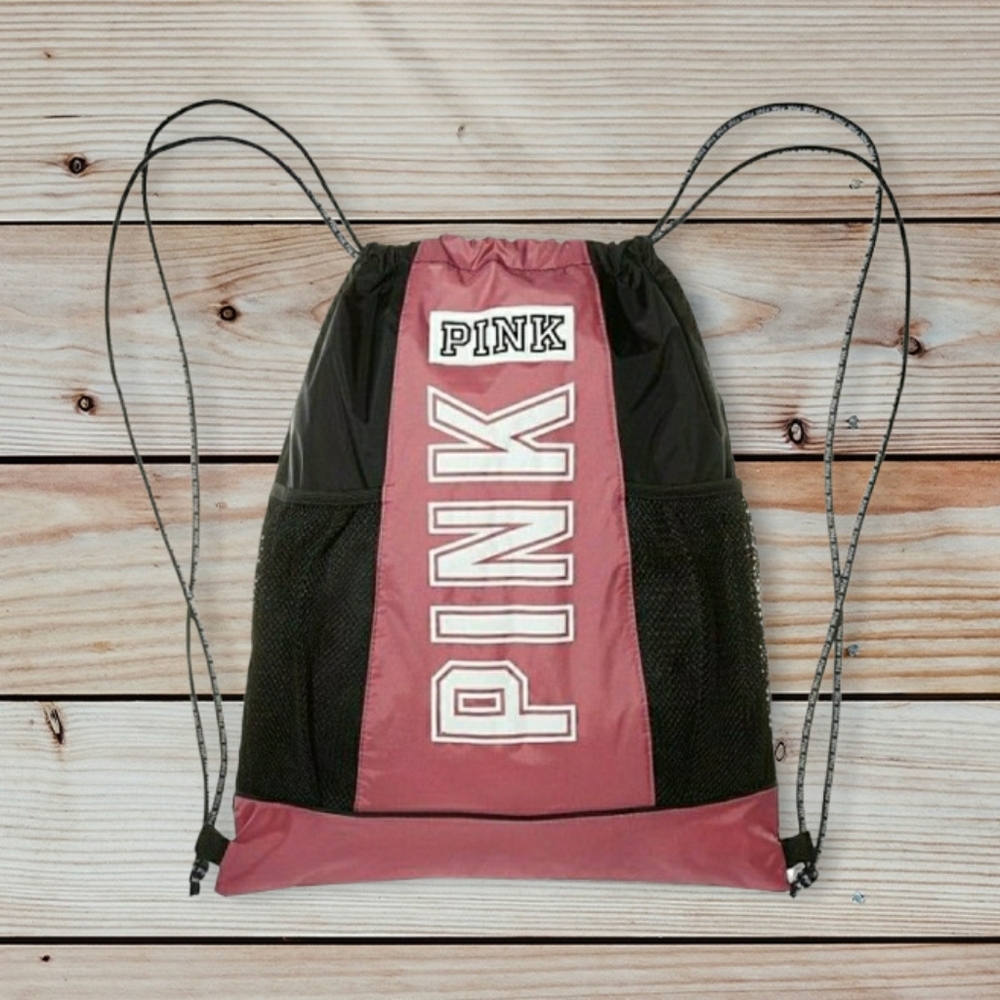 Victoria's Secret pull string backpack bag